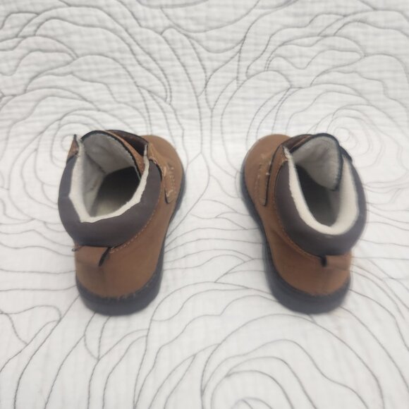 [T6] H&M Boys Beige/Brown Ankle Boots - Picture 6 of 11